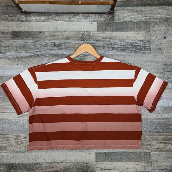 NWOT Madewell Dip Dye Oversized Cropped Top size S - Picture 3 of 7